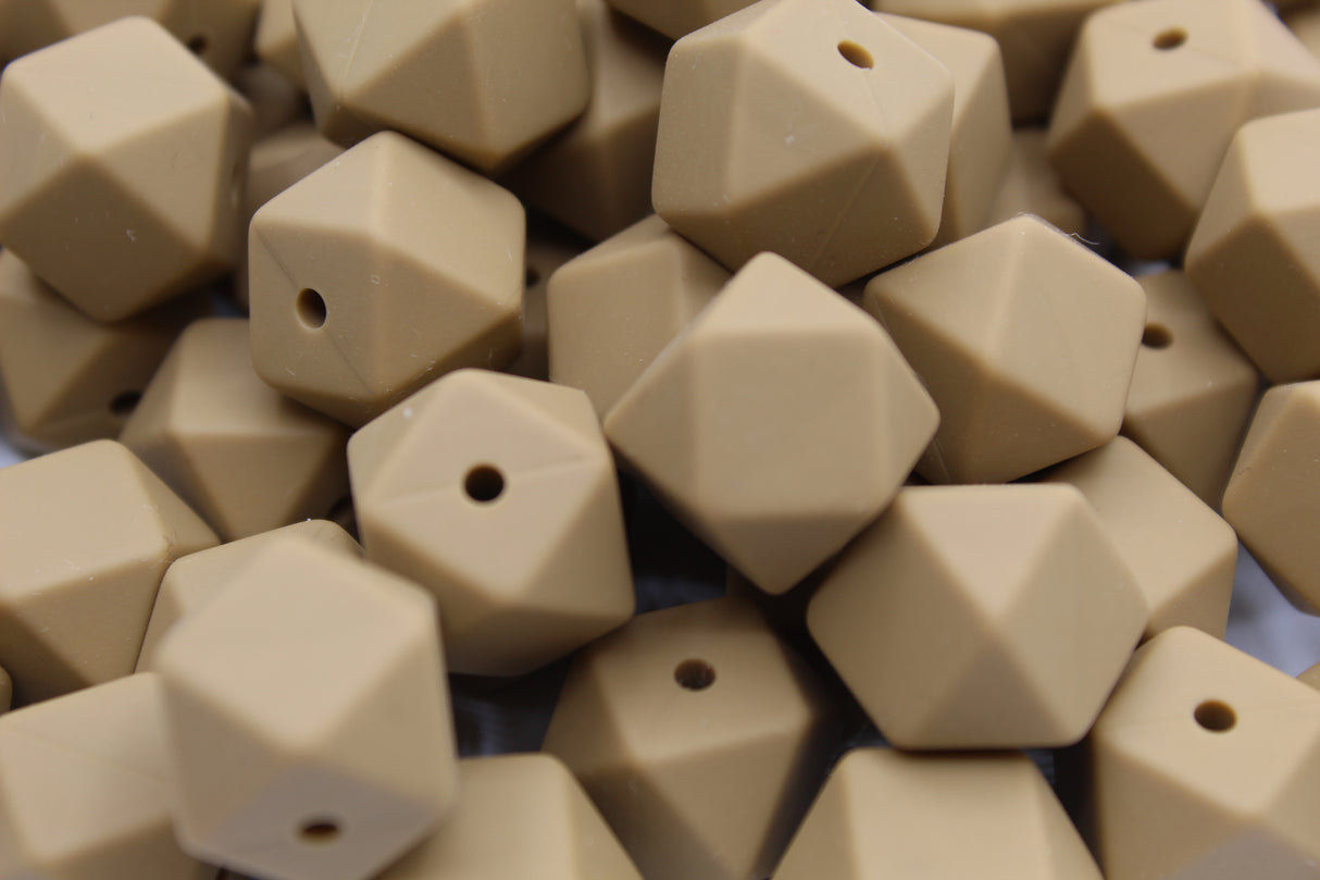 Hexagonale 14mm - Perle en silicone
