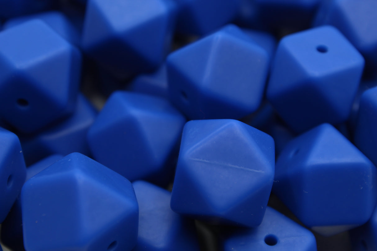 Hexagonale 17mm - Perle en silicone