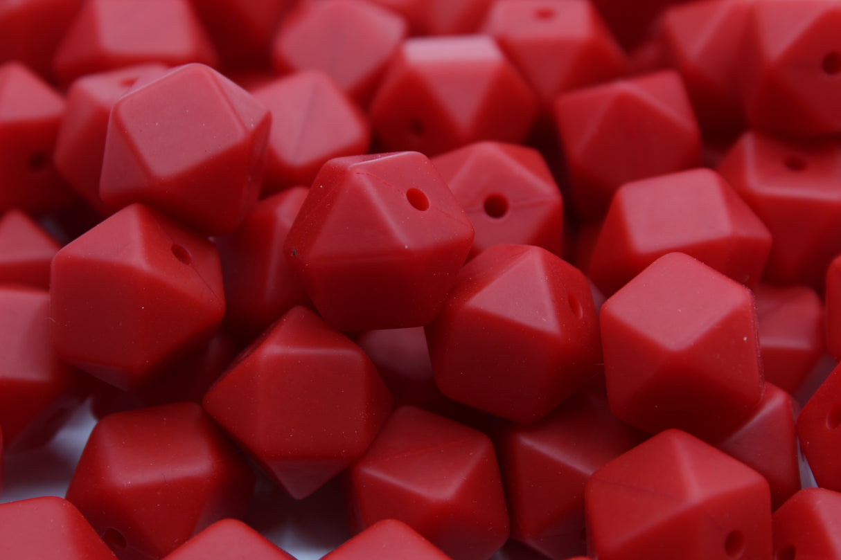 Hexagonale 14mm - Perle en silicone