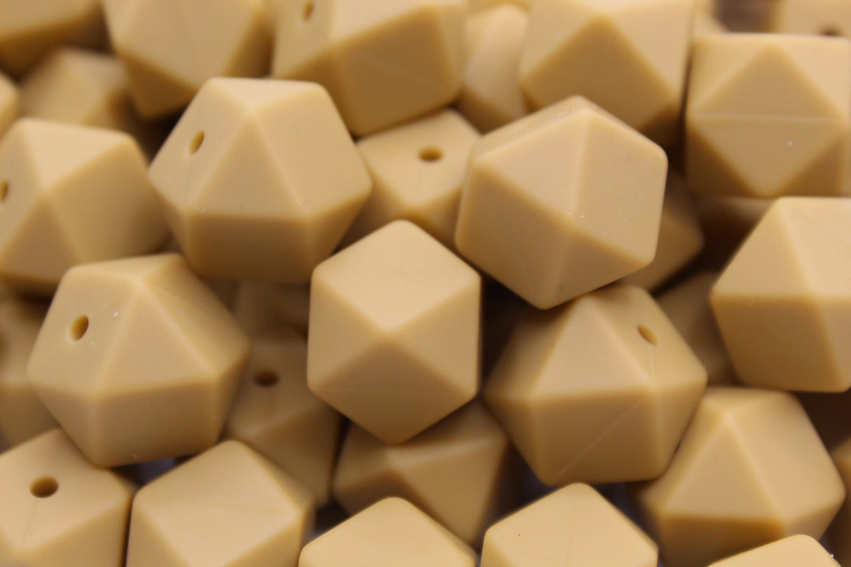 Hexagonale 14mm - Perle en silicone