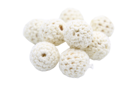 Perle en crochet 17mm - Perle en crochet