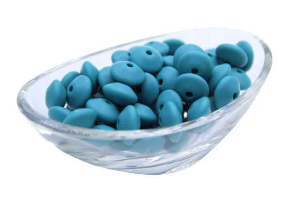 Lentille Ø12mm - Lot de 10 - Perle en silicone