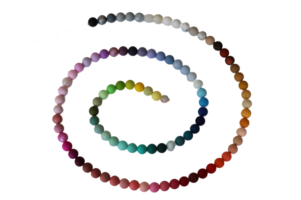 Le nuancier des perles (en 12mm) 2025 - Perle en silicone