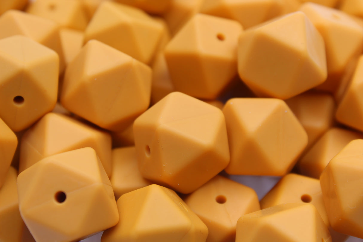 Hexagonale 14mm - Perle en silicone