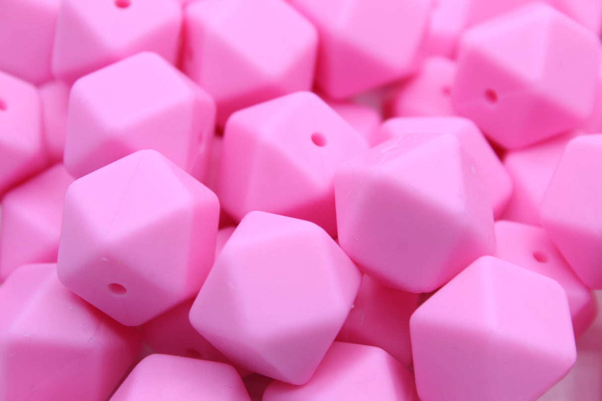 Hexagonale 17mm - Perle en silicone
