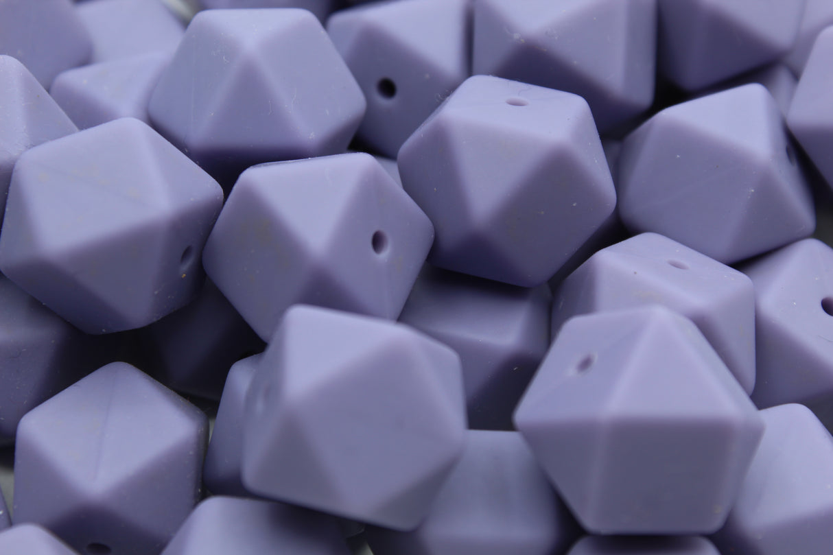 Hexagonale 17mm - Perle en silicone