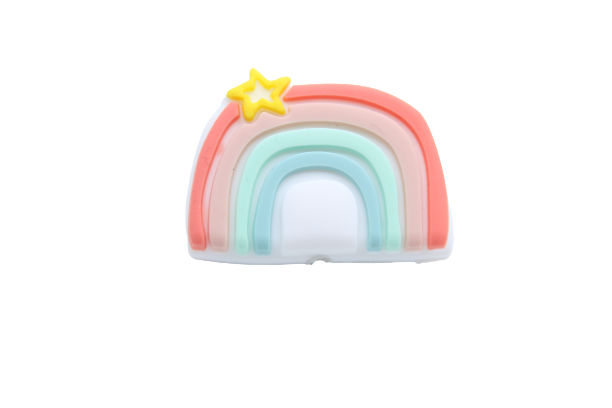 Arc en ciel version 3 - Perle en silicone
