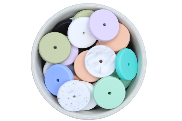 Rondelle - Perle en silicone