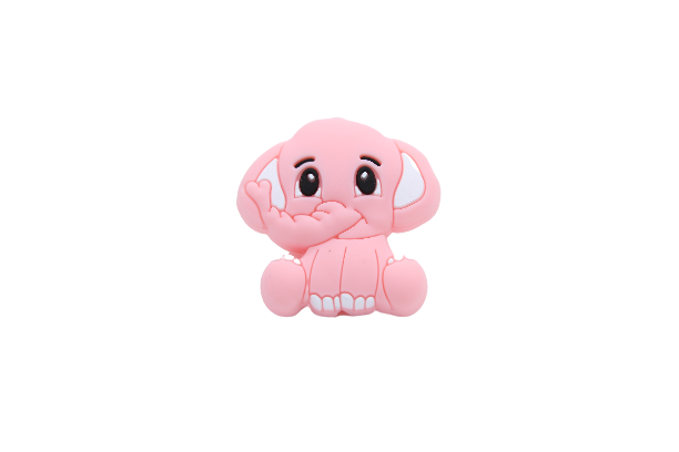 Éléphant version 2 - Perle en silicone