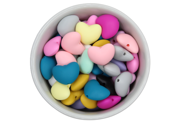 Coeur - Perle en silicone