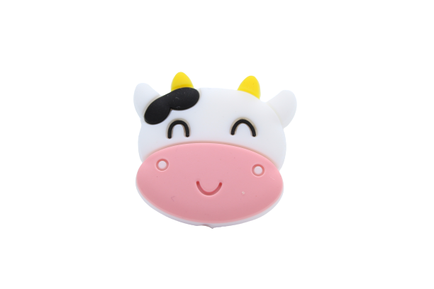 Vache (tête) - Perle en silicone