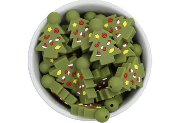 Sapin de Noël - Perle en silicone