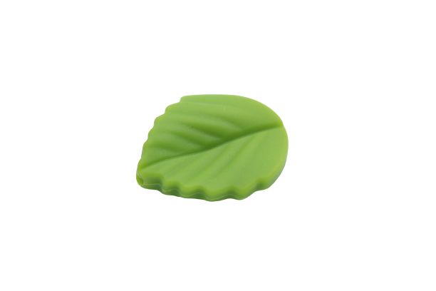 Petite feuille version 2 - Perle en silicone