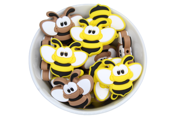 Abeille version 2 - Perle en silicone