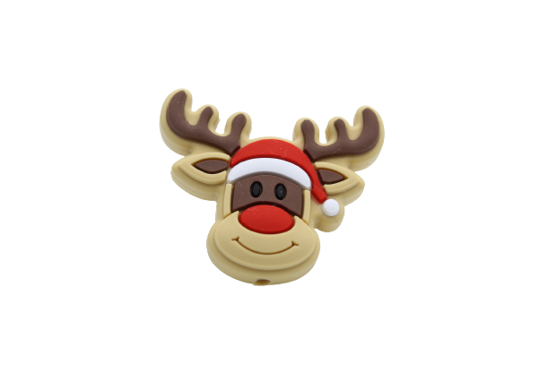 Renne avec bonnet - Perle en silicone