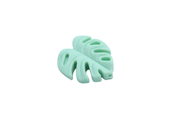 Feuille de Monstera Version 2 - Perle en silicone