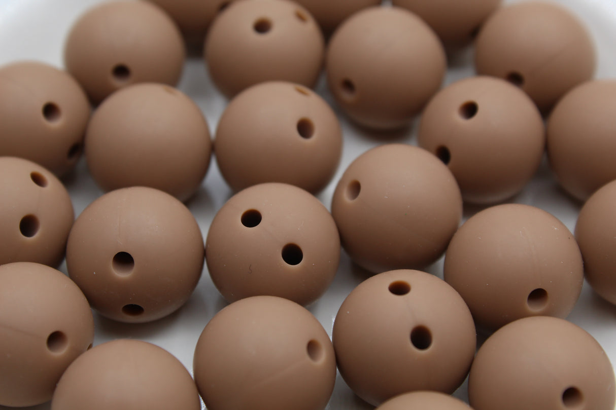 Ronde 15mm de sécurité - Perle en silicone