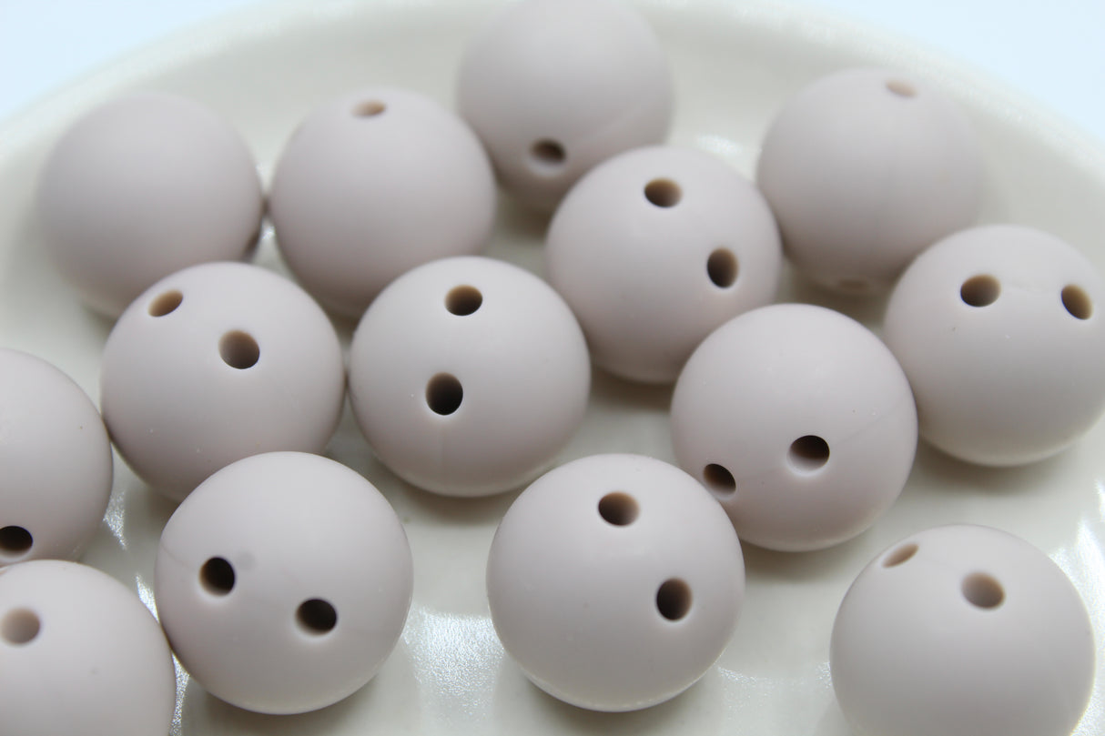 Ronde 15mm de sécurité - Perle en silicone