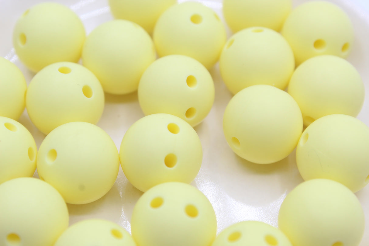 Ronde 15mm de sécurité - Perle en silicone