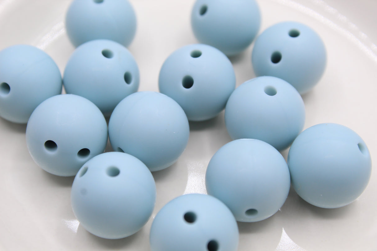 Ronde 15mm de sécurité - Perle en silicone