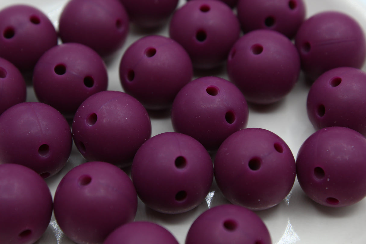 Ronde 15mm de sécurité - Perle en silicone