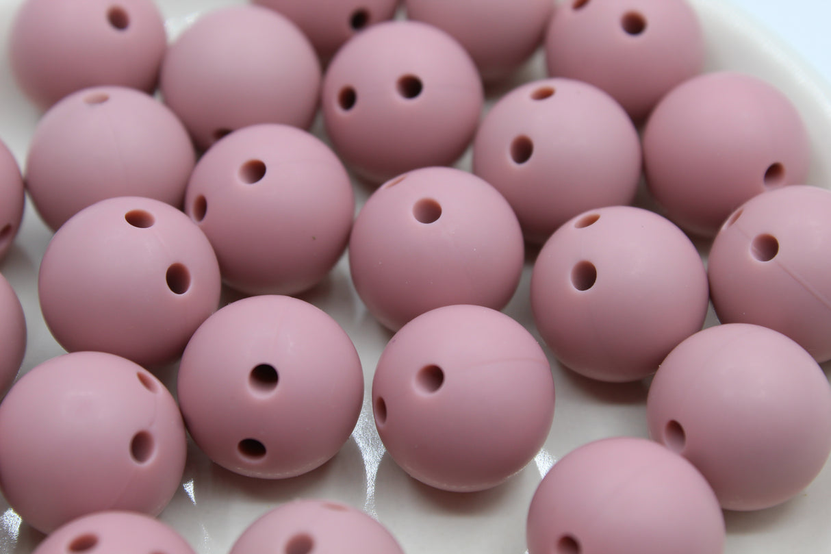 Ronde 15mm de sécurité - Perle en silicone