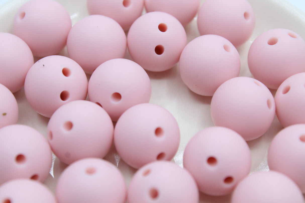 Ronde 15mm de sécurité - Perle en silicone