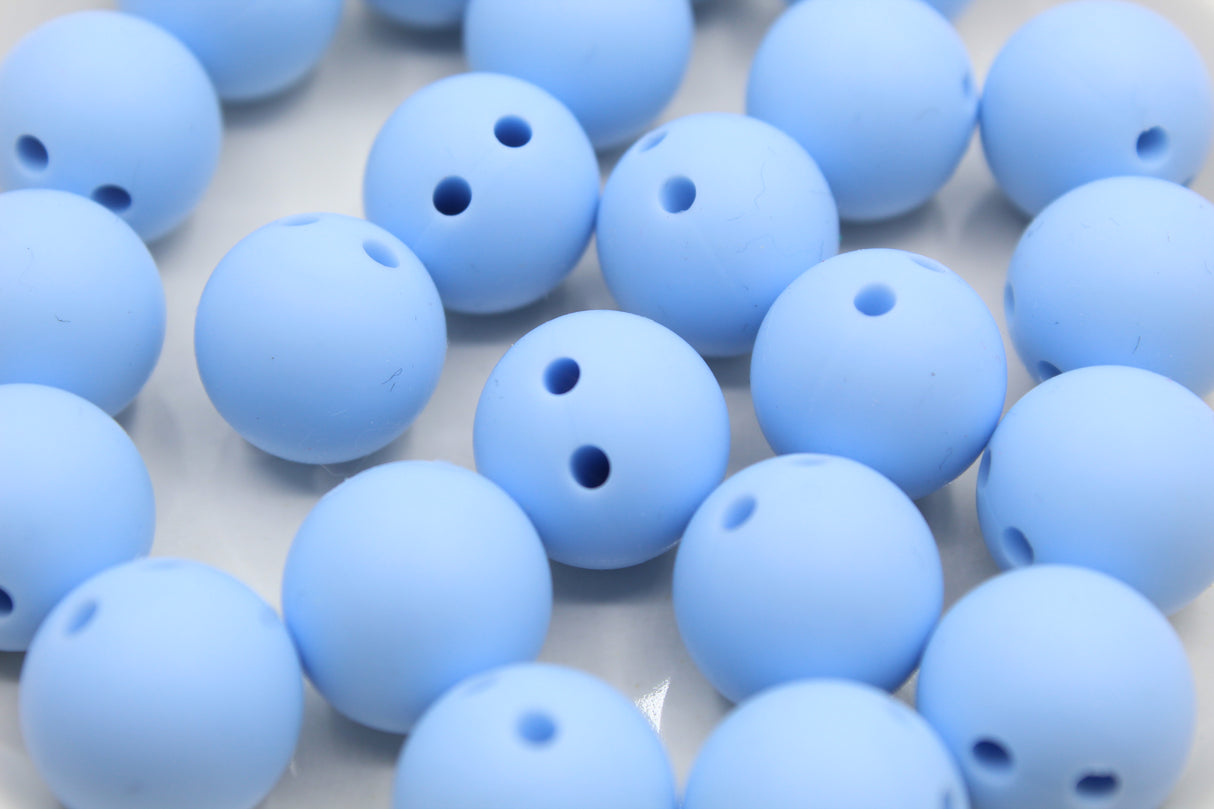 Ronde 15mm de sécurité - Perle en silicone