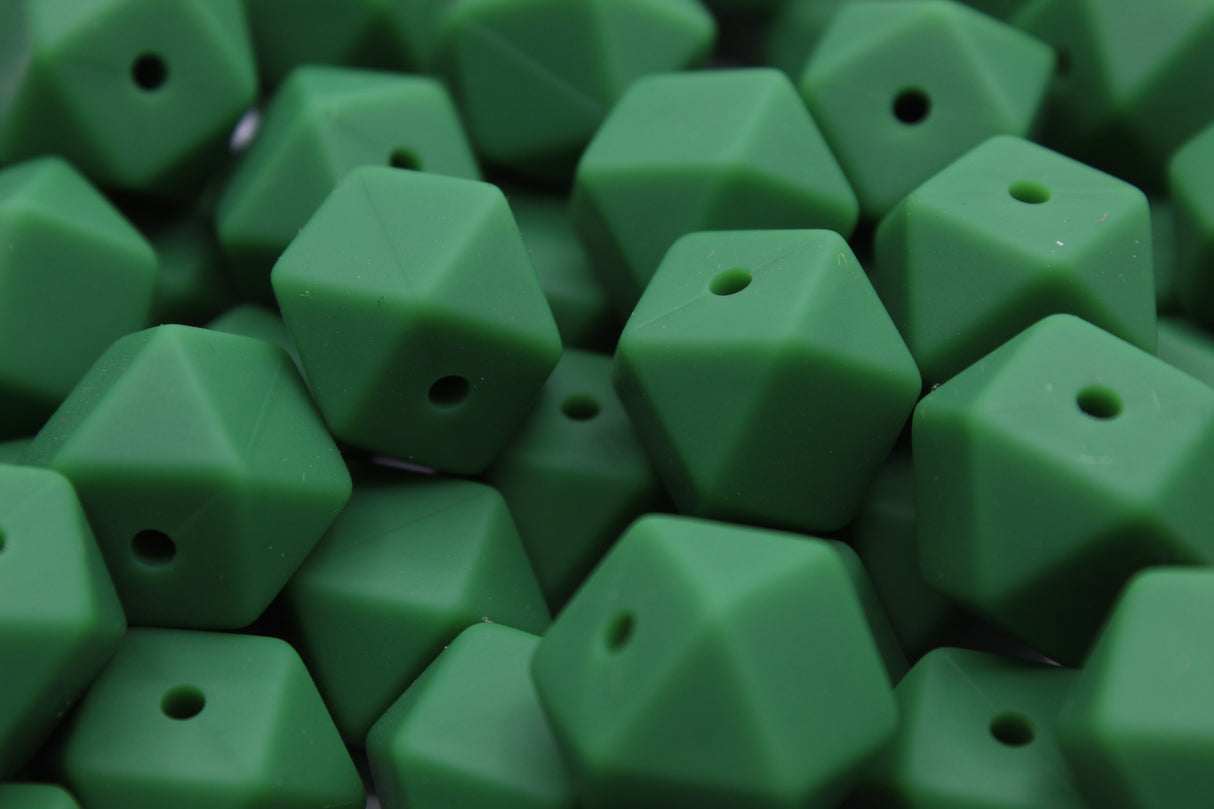 Hexagonale 14mm - Perle en silicone