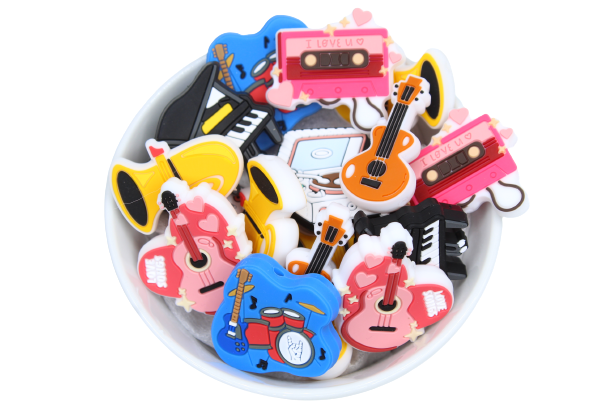 Instruments et objets de musique - Perle en silicone
