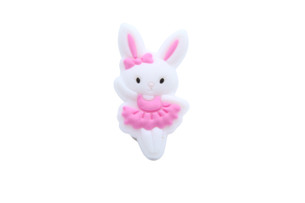 Lapin ballerine - Perle en silicone