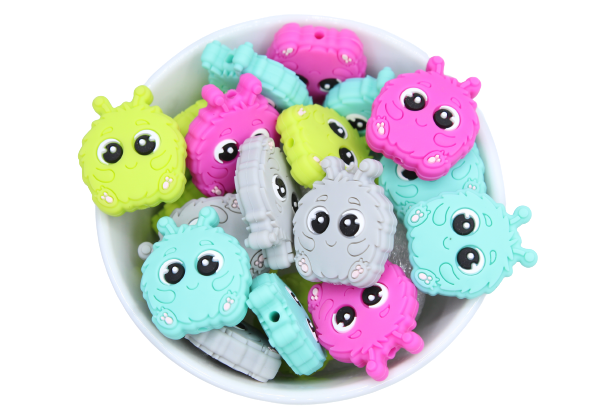 Monstre câlin - Perle en silicone