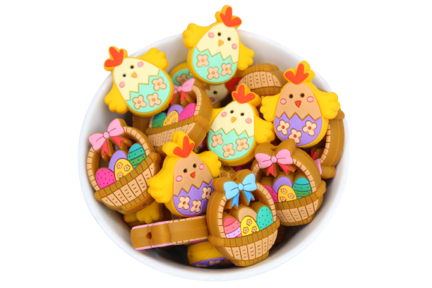 Panier oeufs de Pâques - Perle en silicone