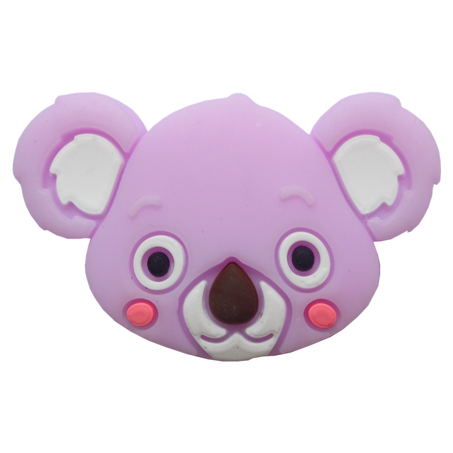 Koala (tête) - Perle en silicone