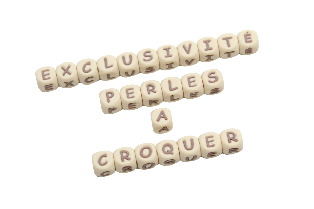 Lettre 12mm Exclusivité: Chair-Chocolat glacé
