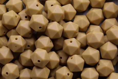 Icosaèdre 14mm - Perle en silicone