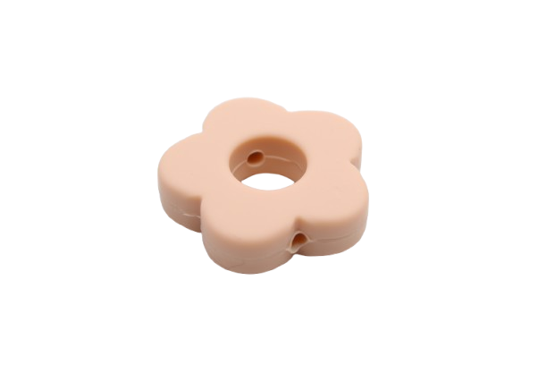 Fleur anneau - Perle en silicone