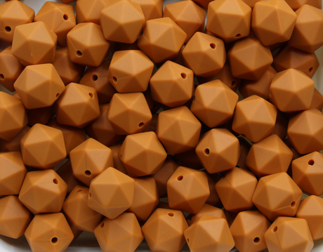 Nouvelle couleur: Brique - Perle en silicone