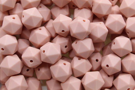 Icosaèdre 14mm - Perle en silicone