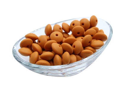 Nouvelle couleur: Brique - Perle en silicone