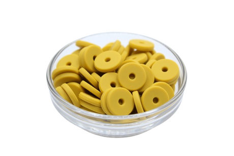 Mini rondelle Ø12mm  - lot de 5 - Perle en silicone