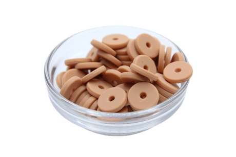 Mini rondelle Ø12mm  - lot de 5 - Perle en silicone