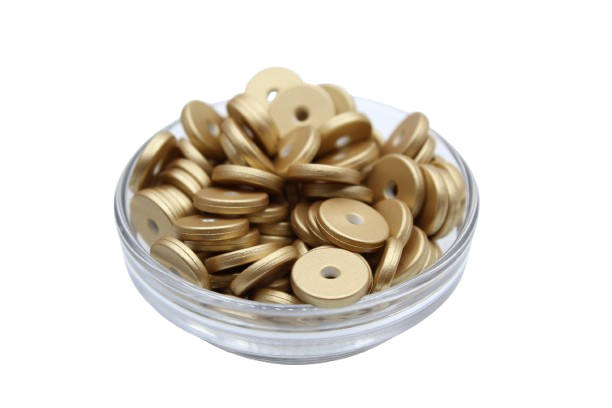 Mini rondelle Ø12mm  - lot de 5 - Perle en silicone