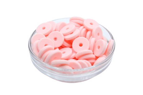 Mini rondelle Ø12mm  - lot de 5 - Perle en silicone