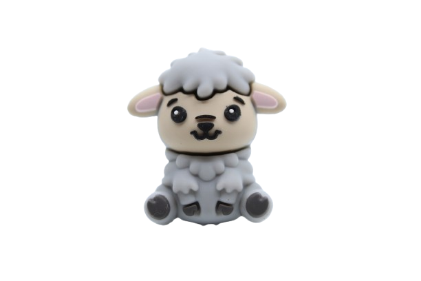 Mouton 3D - Perle en silicone