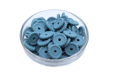 Mini rondelle à pois - lot de 5 - Perle en silicone