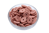 Mini rondelle à pois - lot de 5 - Perle en silicone