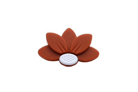 Demi-fleur - Perle en silicone