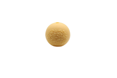 Embossée  Ø15mm  - Perle en silicone