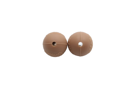 Embossée  Ø15mm  - Perle en silicone